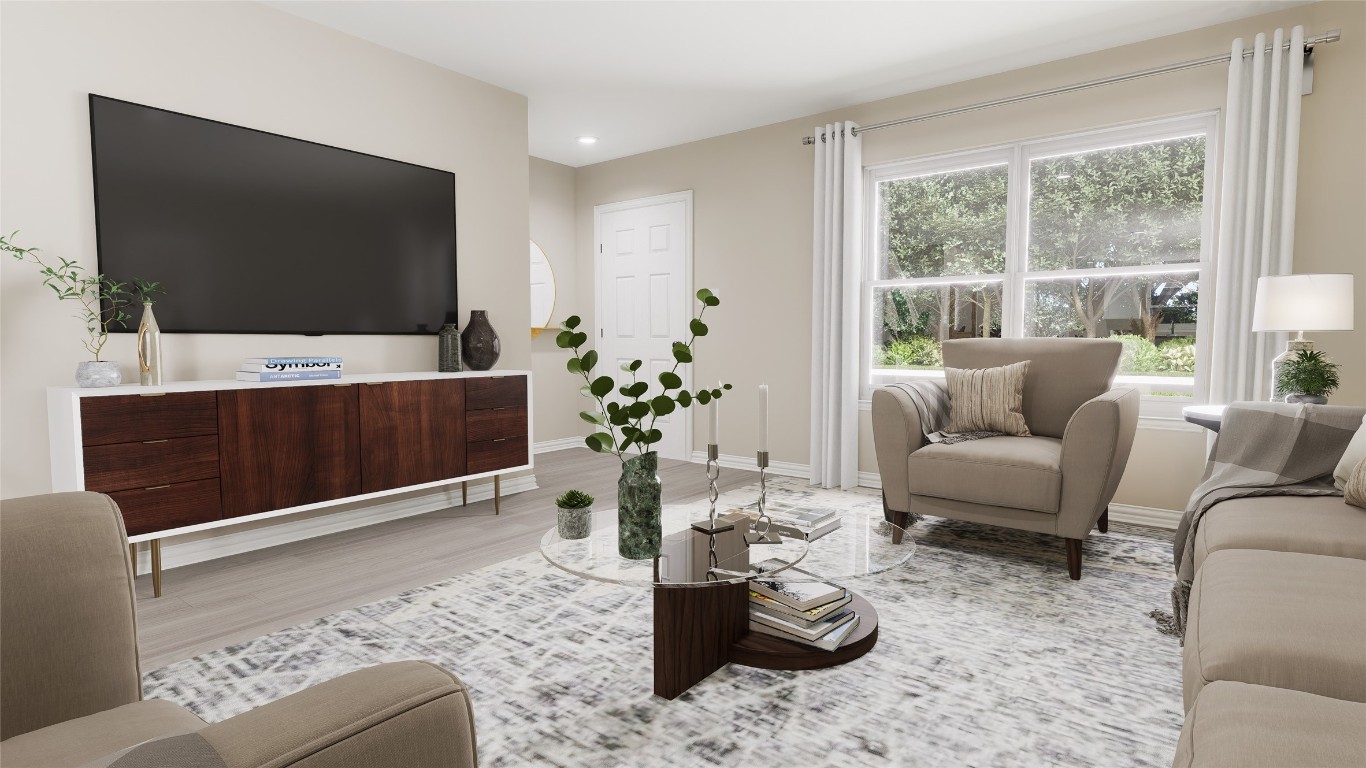 3820 Keller Road Temple, TX 76504 - Photo 4 of 21 a living room with furniture and a flat screen tv