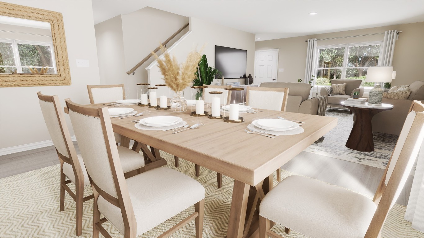 3820 Keller Road Temple, TX 76504 - Photo 5 of 21 a view of a dining room with furniture and wooden floor