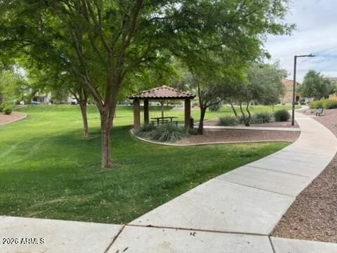 a view of a house with a street