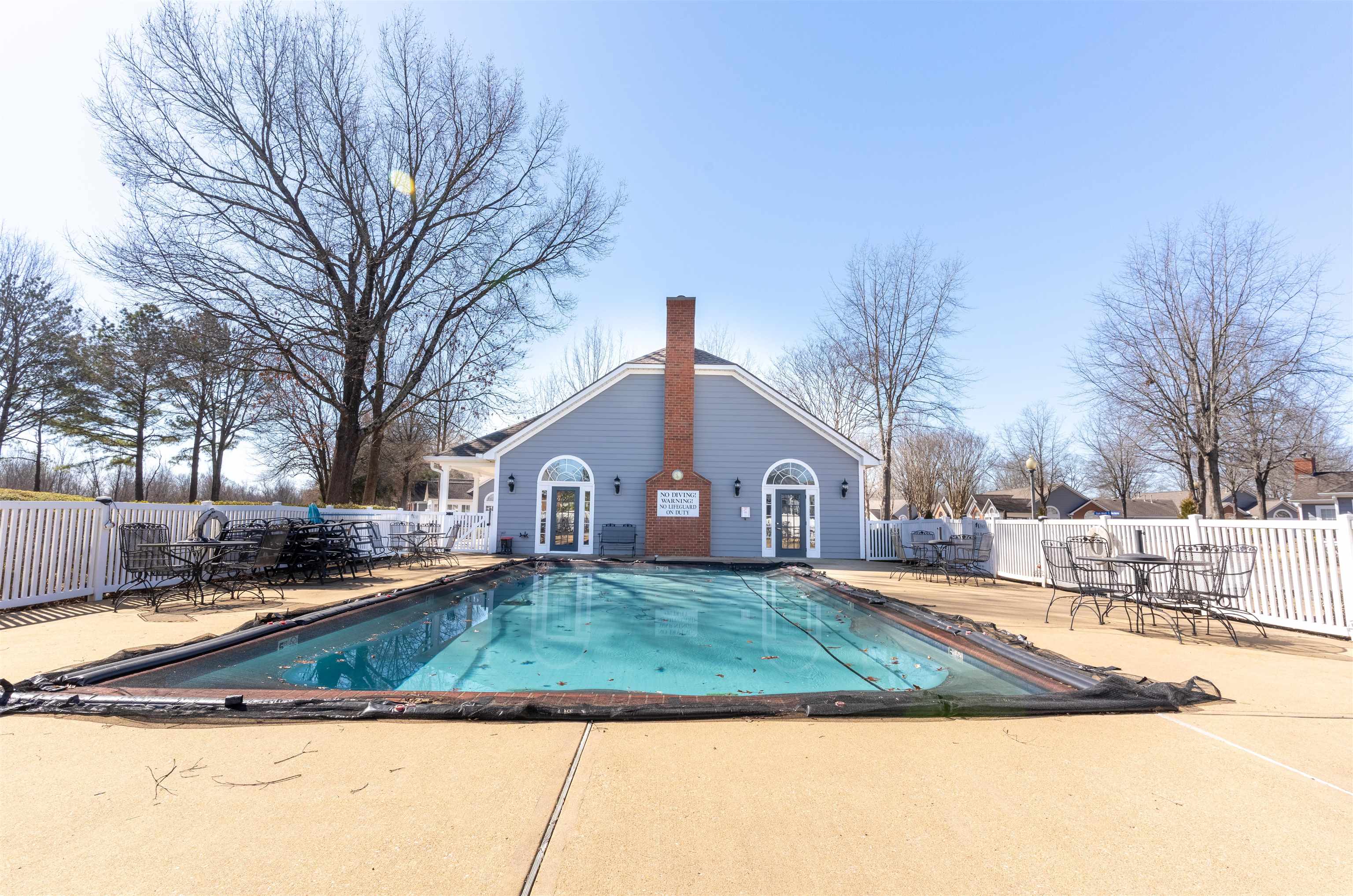 1213 Oak Timber Circle, Unit 25 Collierville, TN 38017 - Photo 23 of 25 Pool featuring an outbuilding, an exterior structure, a patio area, and fence