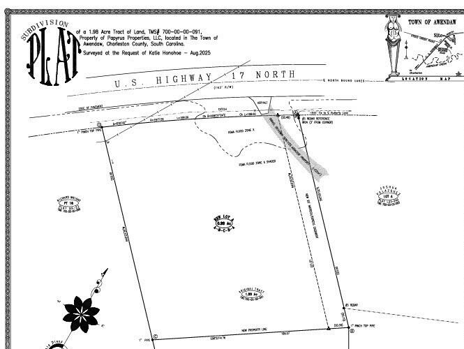 7477 North Highway 17 Awendaw, SC 29429 - Photo 2 of 13 Adjacent One Acre Lot