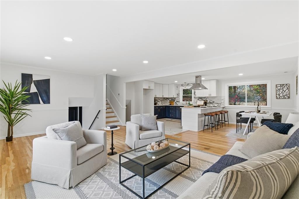 125 South Jamestown Road Coraopolis, PA 15108 - Photo 10 of 44 a living room with furniture kitchen view and a large window