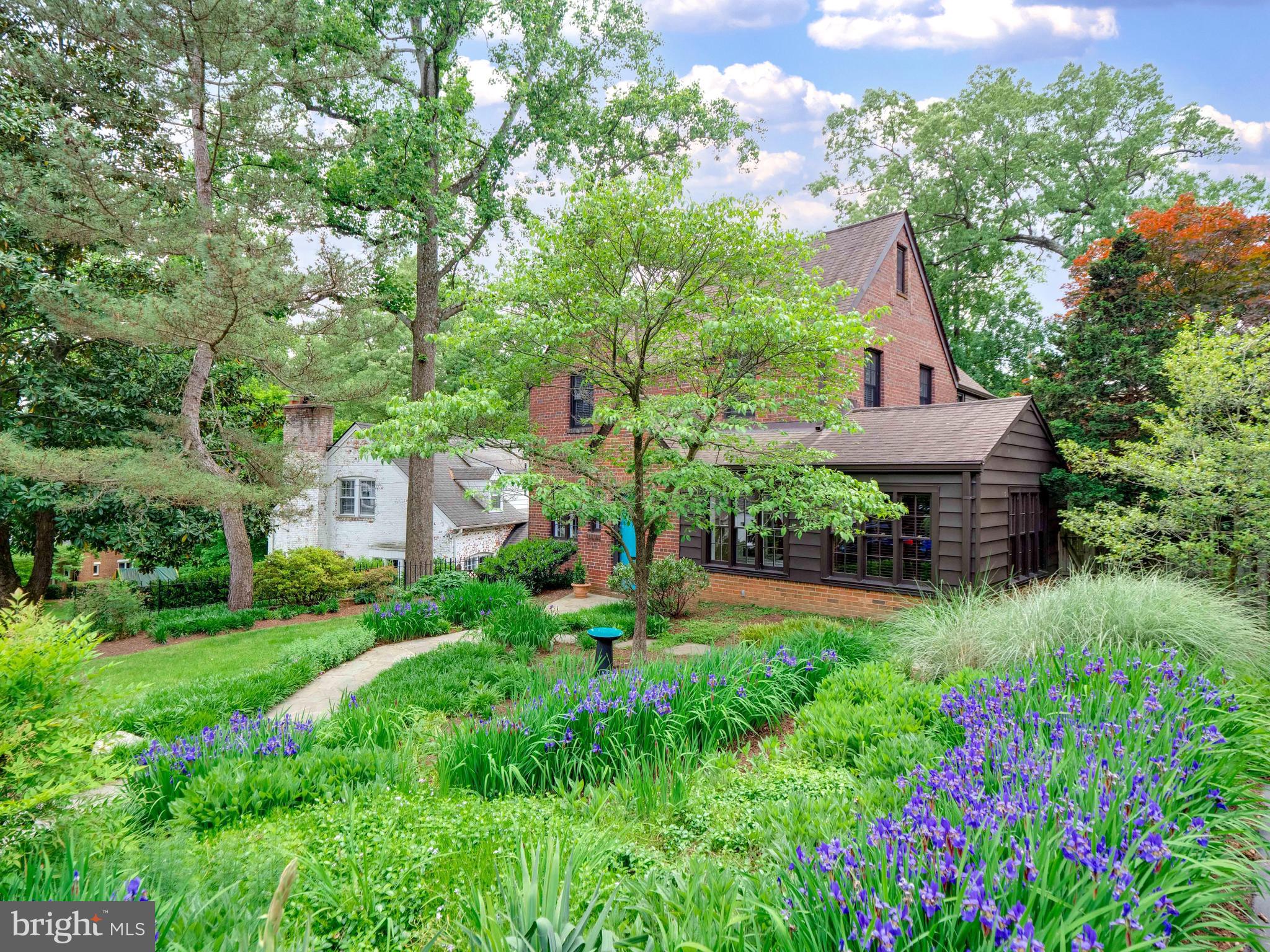 3820 Chesterbrook Road Arlington, VA 22207 - Photo 36 of 43 Gardens surround the property