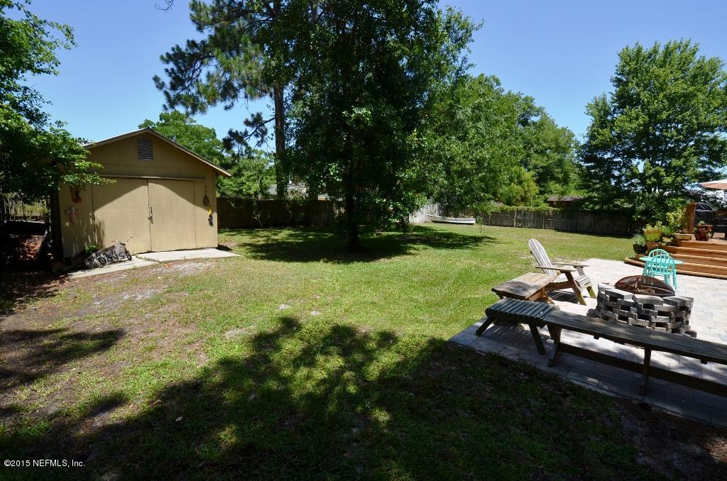 3430 Pinetree Road Jacksonville, FL 32250 - Photo 20 of 20 Shed & Fire Pit