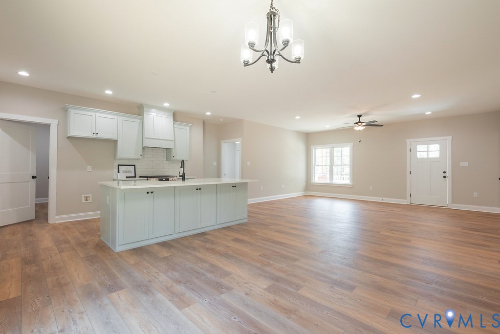 5200 Three Chopt Road Louisa, VA 23093 - Photo 42 of 47 a view of kitchen with sink and wooden floor