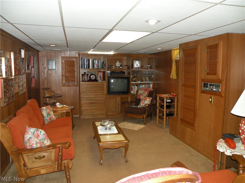 403 Rutland Street Akron, OH 44305 - Photo 20 of 26 Fully finished basement being used as a Family room to watch T.V., movies, and play board games.