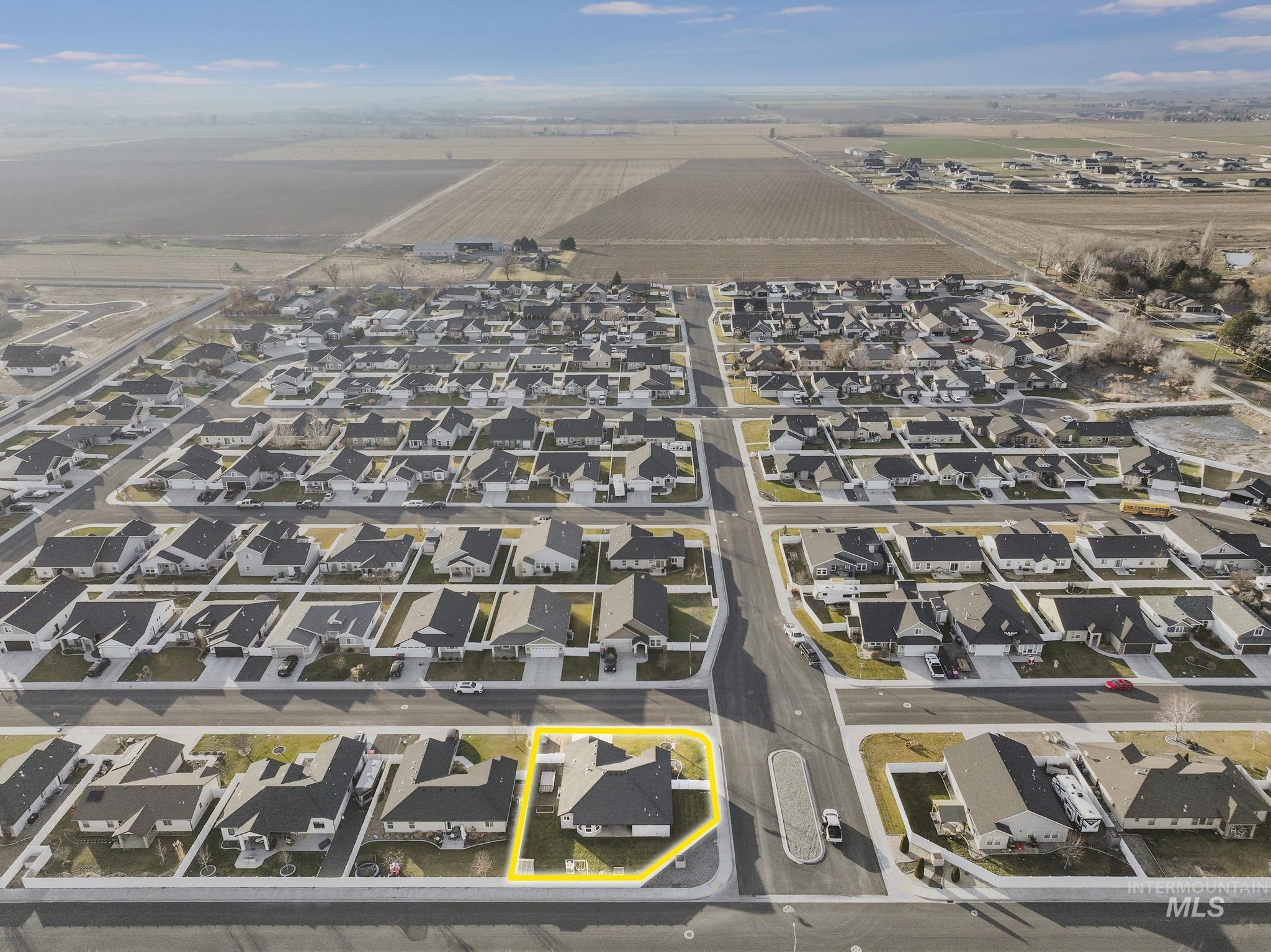2396 Village Street Twin Falls, ID 83301 - Photo 42 of 44 Aerial view of property and surrounding area featuring nearby suburban area