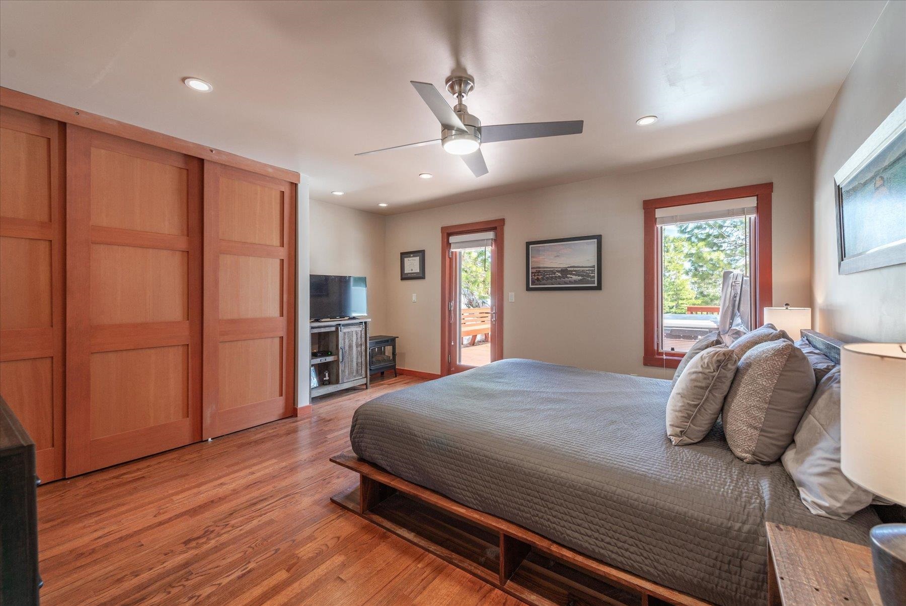12676 Pinnacle Loop Truckee, CA 96161 - Photo 12 of 19 a bedroom with a bed and a refrigerator