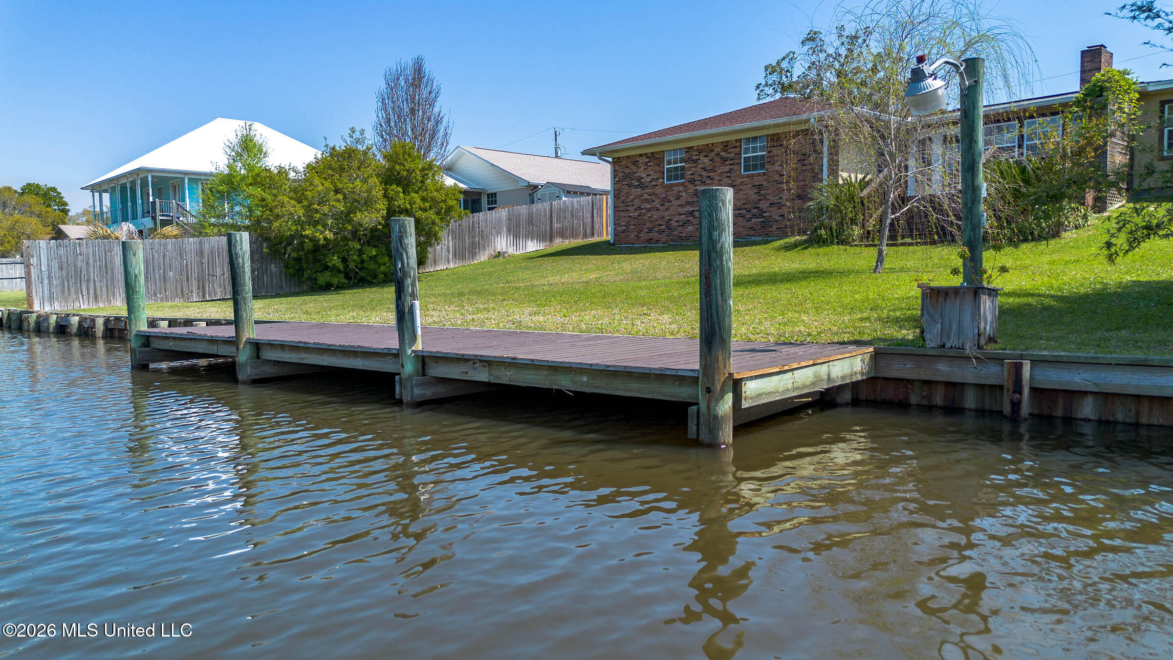 5809 David Davis Place Ocean Springs, MS 39564 - Photo 14 of 33 Boat dock & Bulkhead