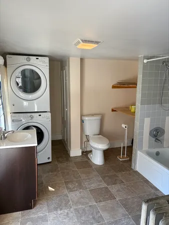 a view of a bathroom with a sink and a toilet