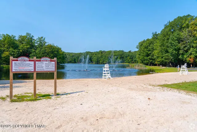 a view of a road with a yard