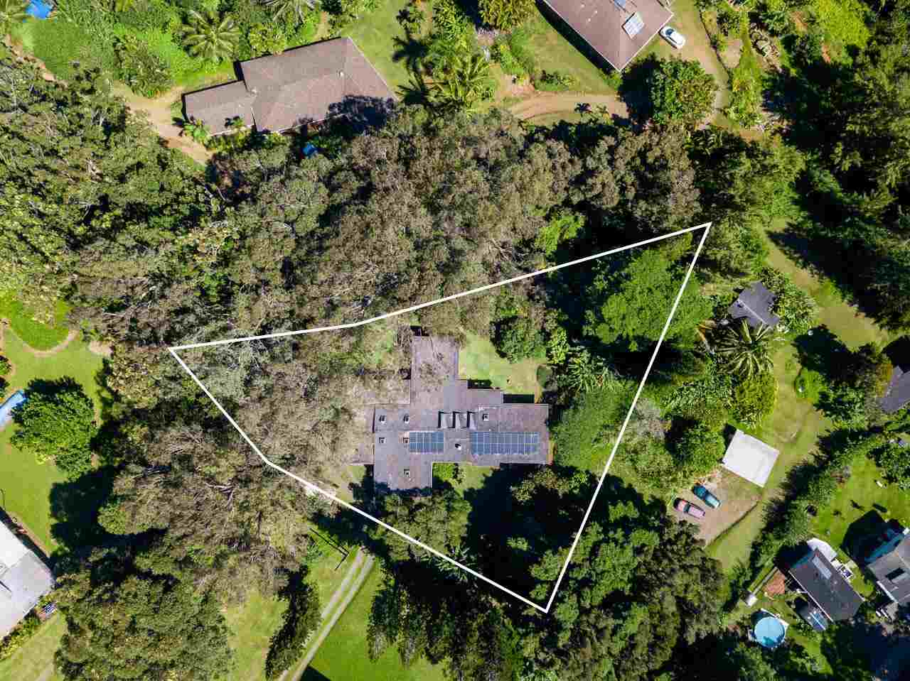 373 Ulumalu Road Haiku, HI 96708 - Photo 3 of 30 an aerial view of houses with a street