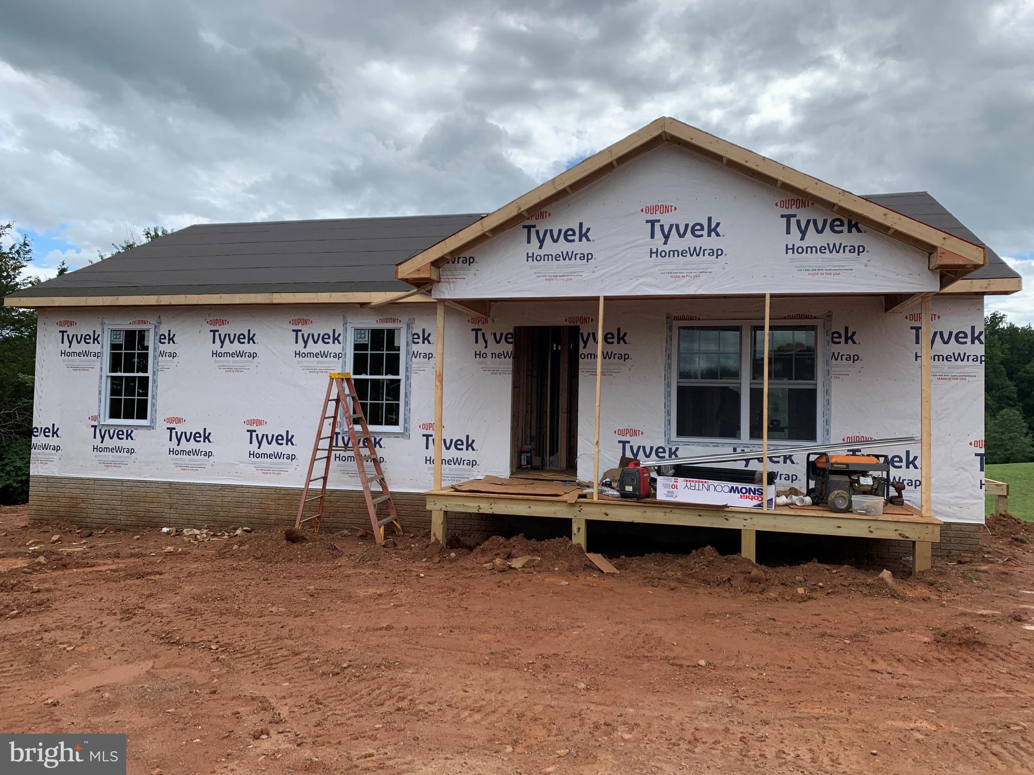 White Shop Road Culpeper, VA 22701 - Photo 3 of 6 Front of house, construction underway