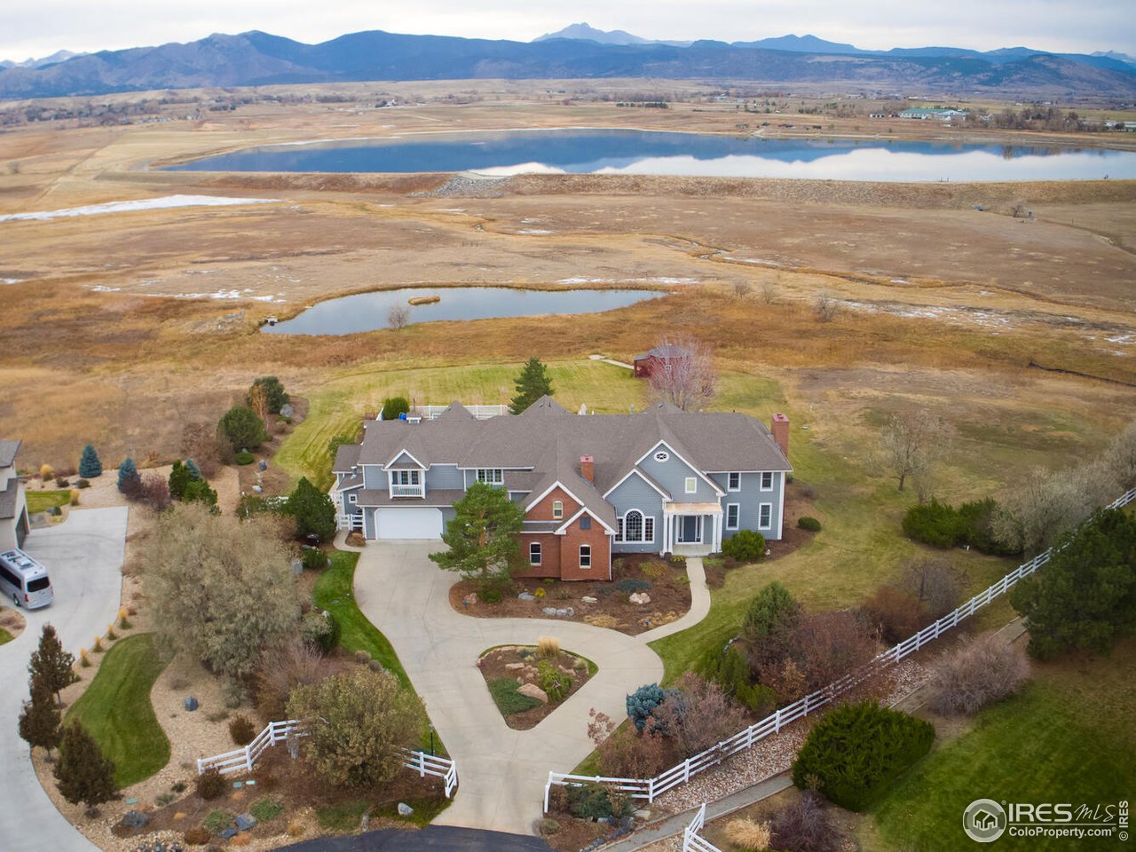 7401 Deerfield Road Longmont, CO 80503 - Photo 3 of 39 Overhead view to the west