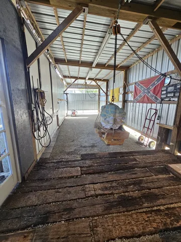 a room with furniture