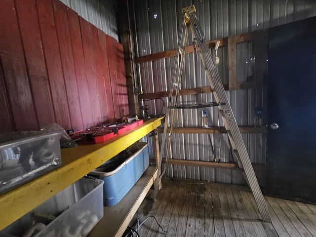 an outdoor view with patio