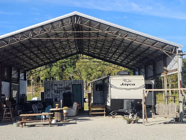 a view of a room with wooden walls