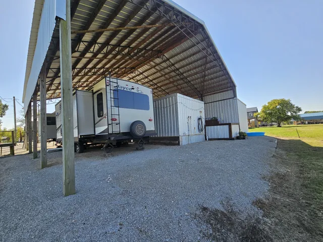 a view of a house with a patio