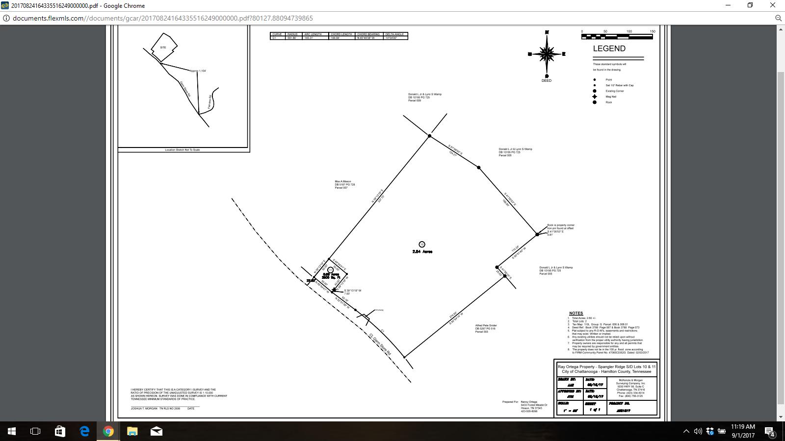 0 Gann Store Road, Unit 10 Hixson, TN 37343 - Photo 3 of 3 Gann Store Survey 2017