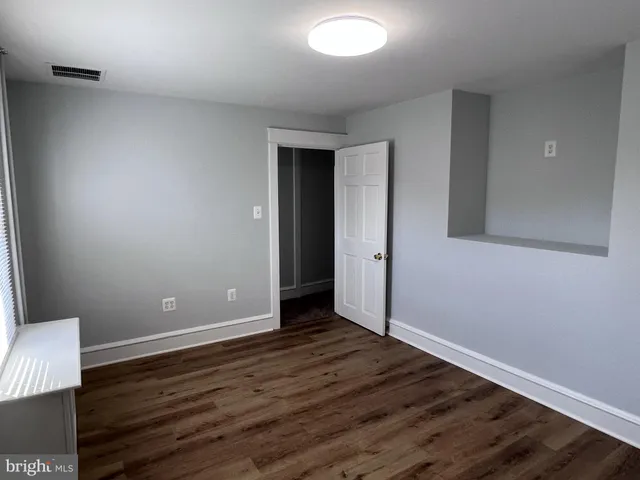 wooden floor in an empty room