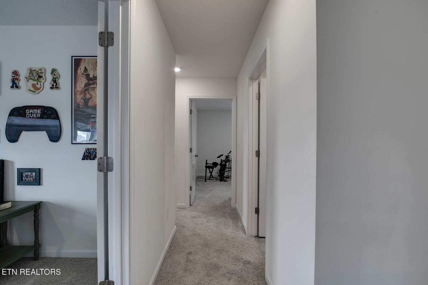 7519 Game Bird Street Corryton, TN 37721 - Photo 37 of 50 a view of a hallway with closet and a living room