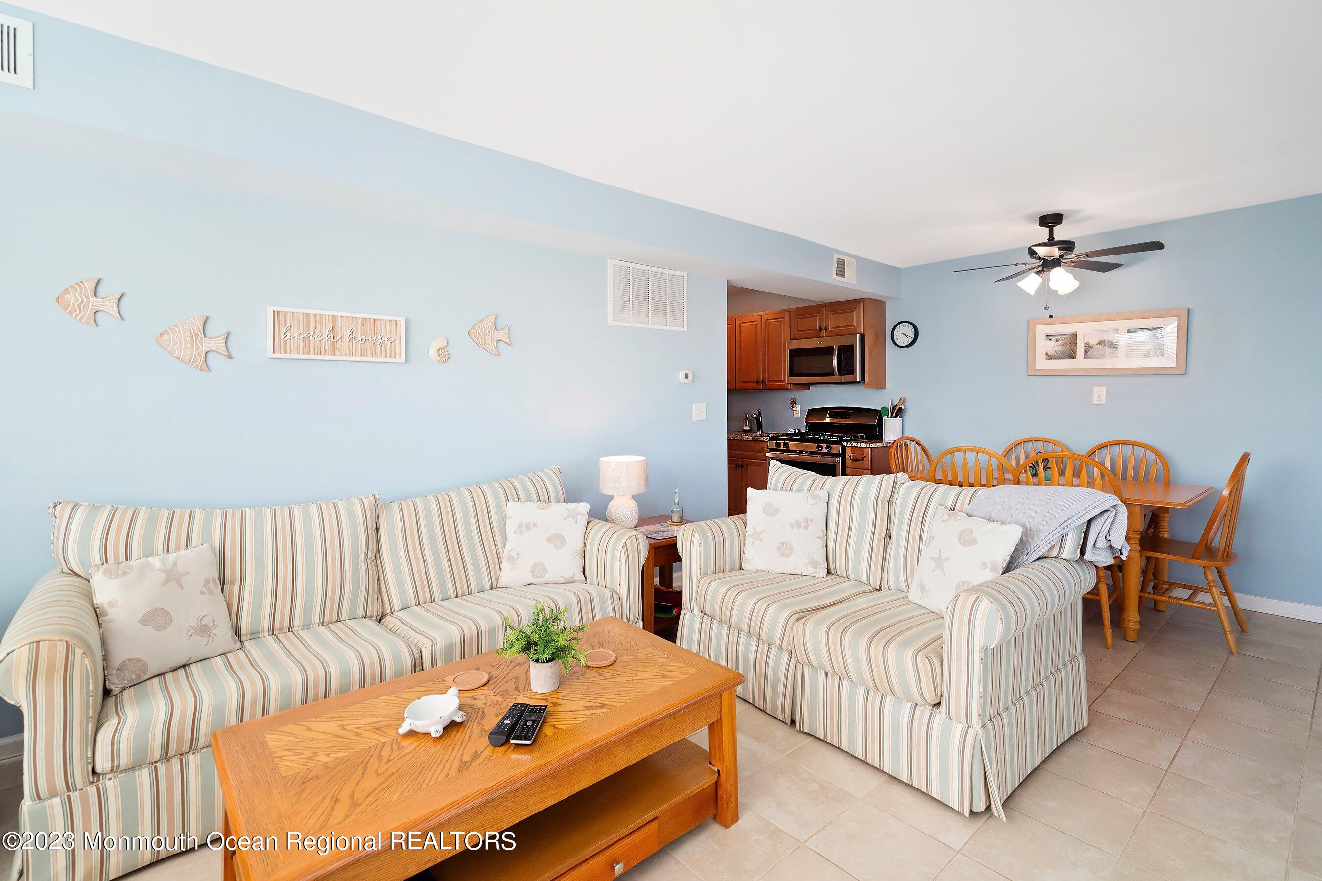 41 Dune Terrace Seaside Heights, NJ 08751 - Photo 15 of 26 Living Room to Dining Room