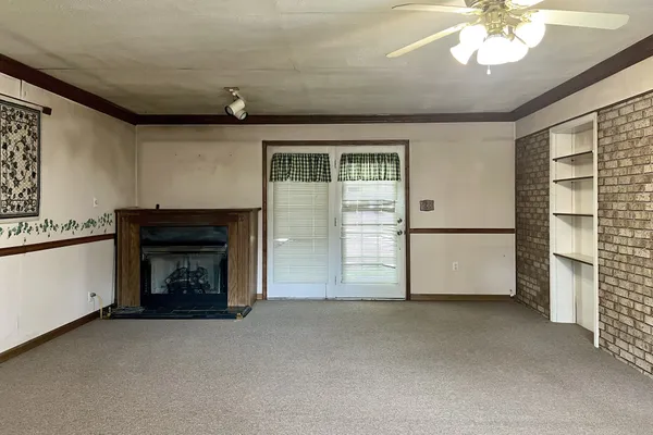 a view of a small space