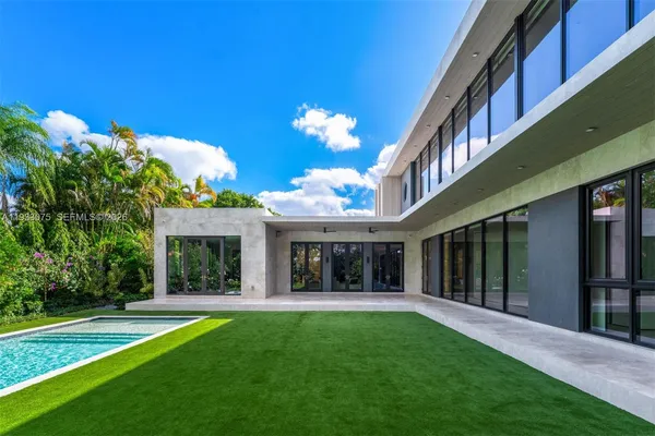 a view of outdoor space and barbecue grill