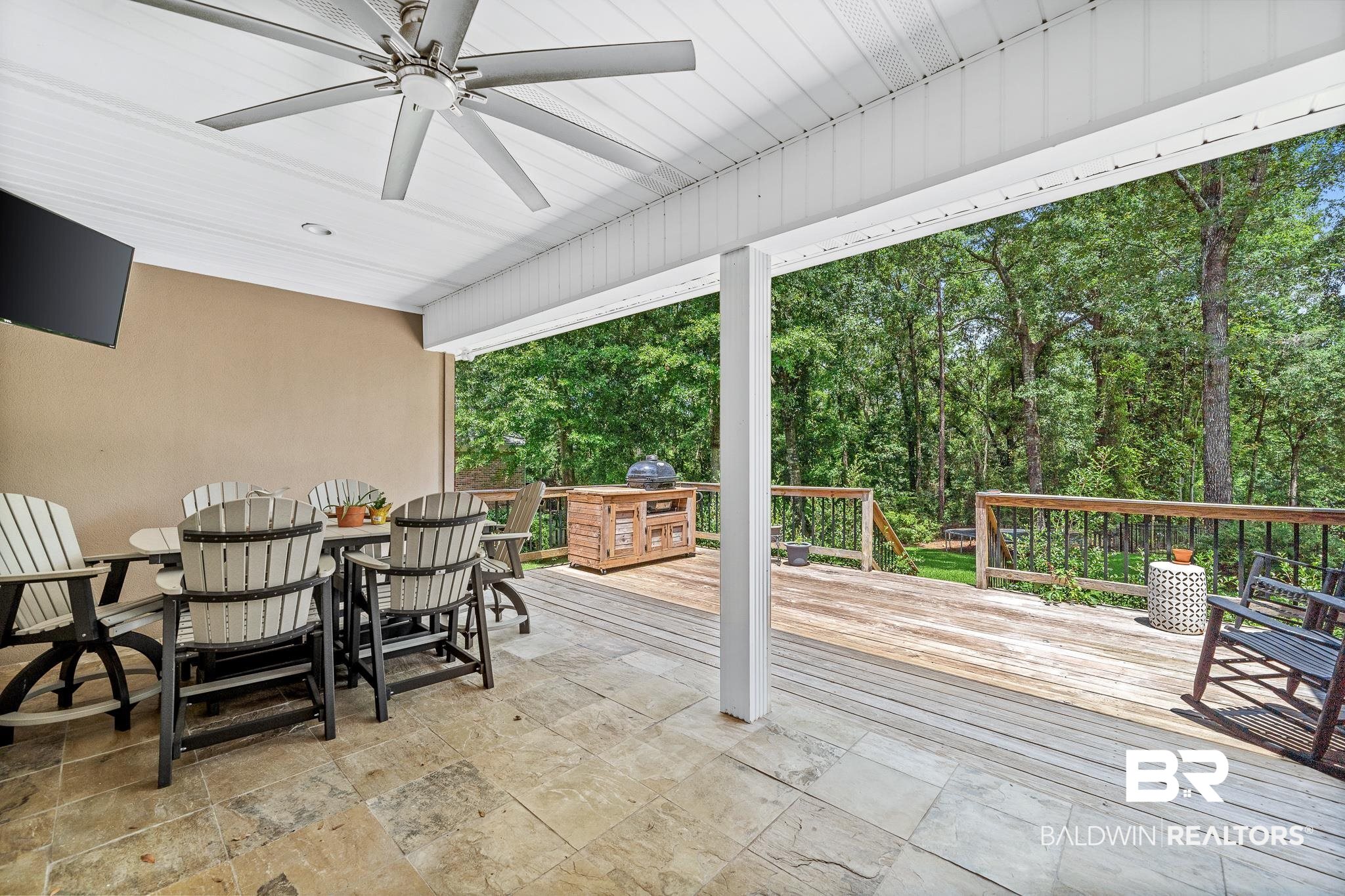 8280 Pine Run Daphne, AL 36527 - Photo 22 of 30 Covered Back Porch