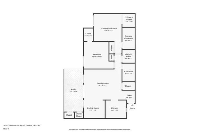$449,900 | 1031 South Palmetto Avenue, Unit G2, Ontario, CA 91762