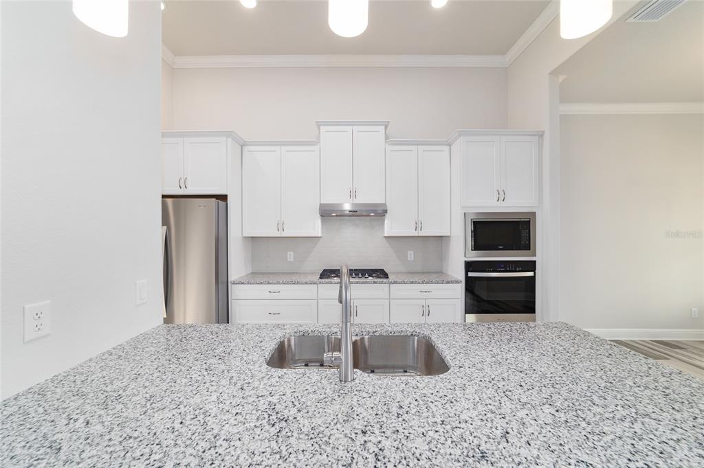 1499 East Pegasus Lane Inverness, FL 34453 - Photo 11 of 46 a kitchen with stainless steel appliances a sink and a refrigerator