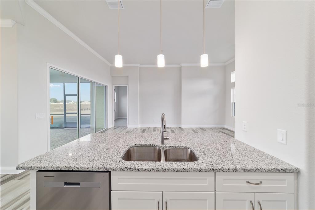 1499 East Pegasus Lane Inverness, FL 34453 - Photo 12 of 46 a bathroom with a granite countertop sink and a mirror