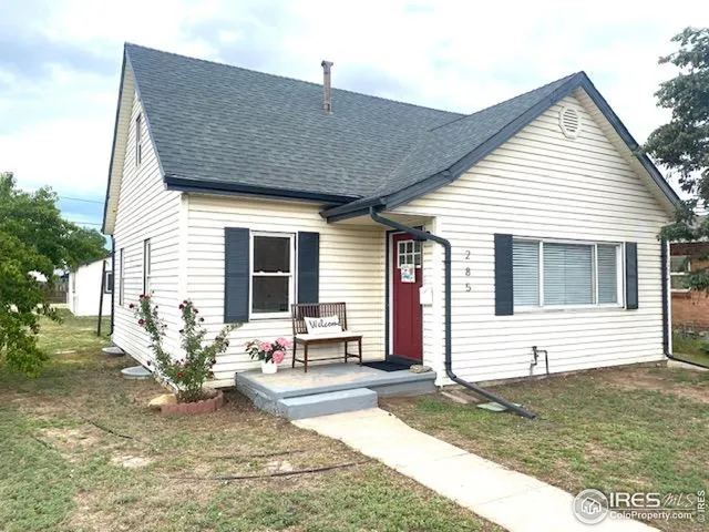 a backyard of a house