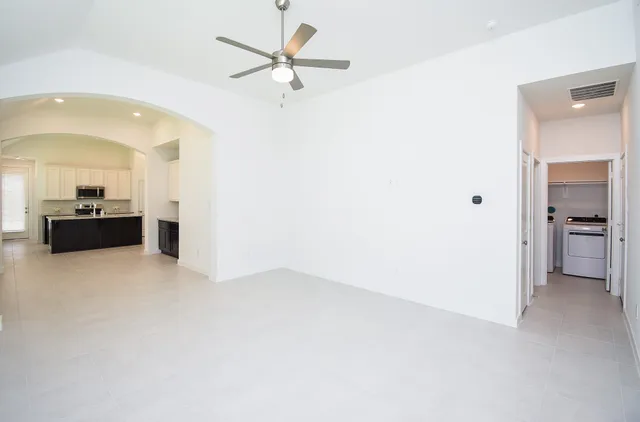 a view of a livingroom with a furniture
