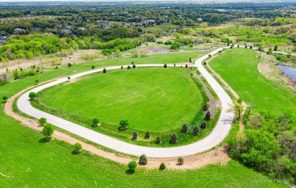 an aerial view of a football ground