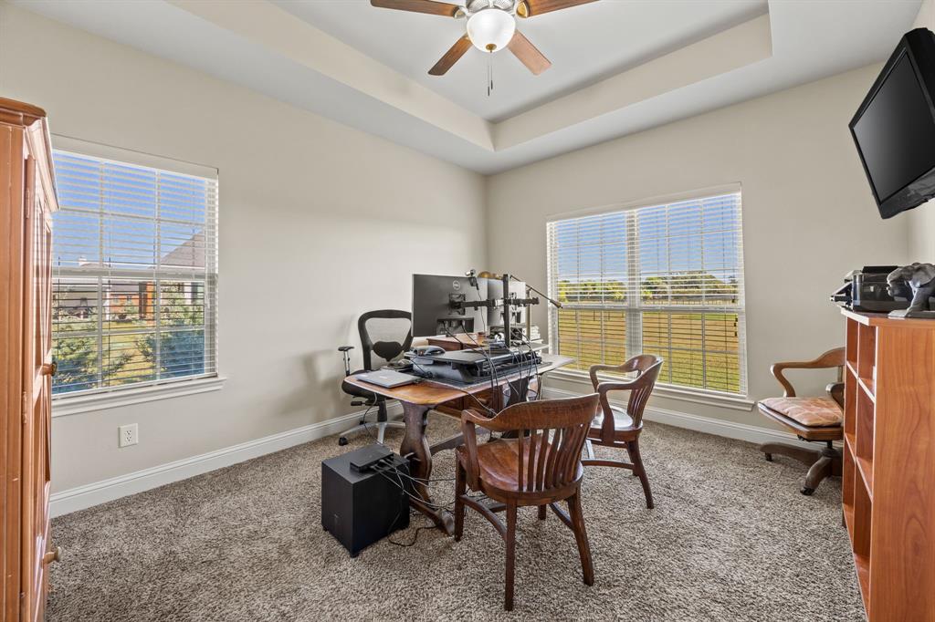 454 Farr Altom Road Seagoville, TX 75159 - Photo 24 of 29 a view of a dining room with furniture window and outside view