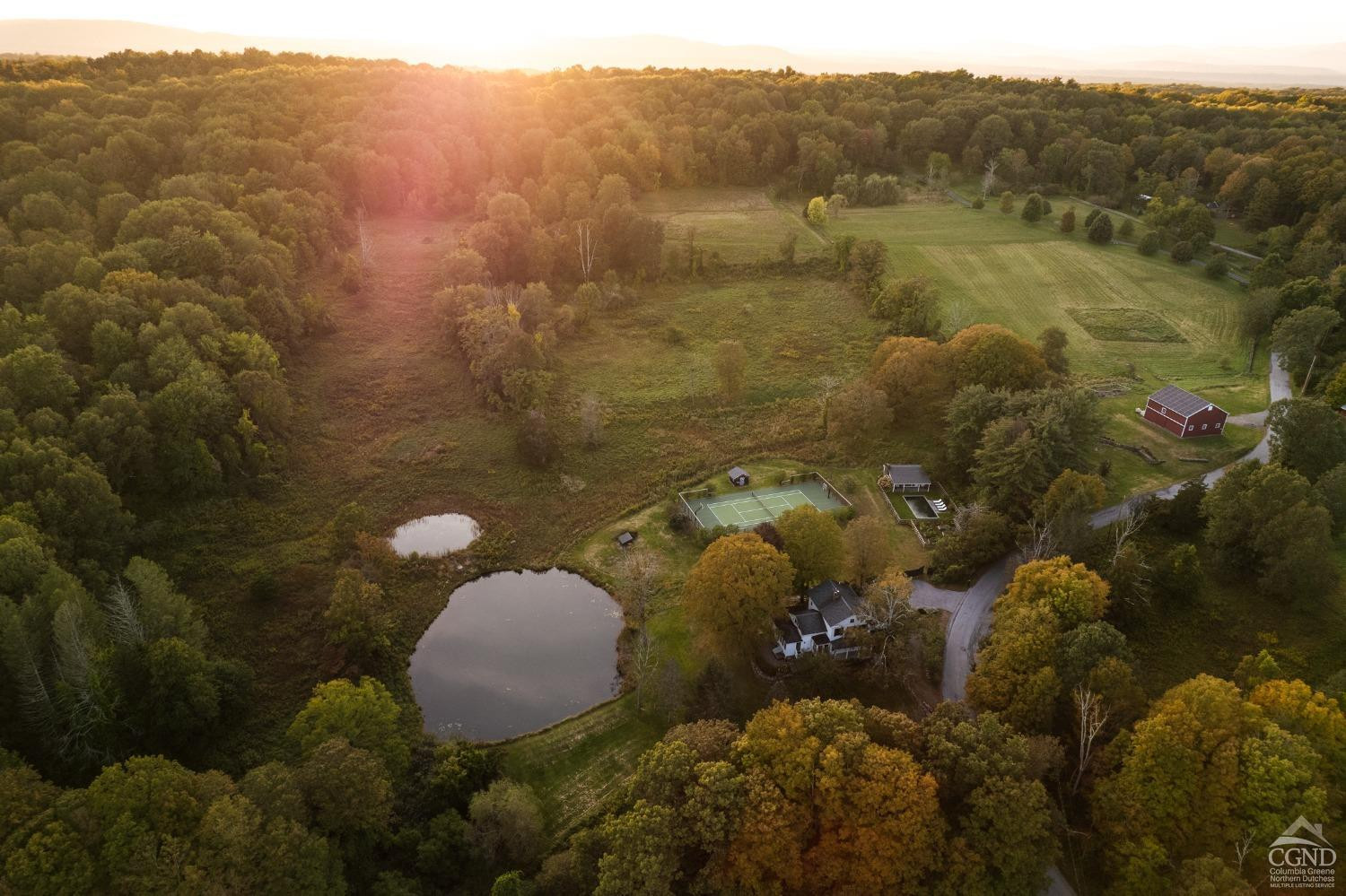 730 Ackert Hook Road Rhinebeck, NY 12572 - Photo 44 of 45 a view of a bunch of trees and houses
