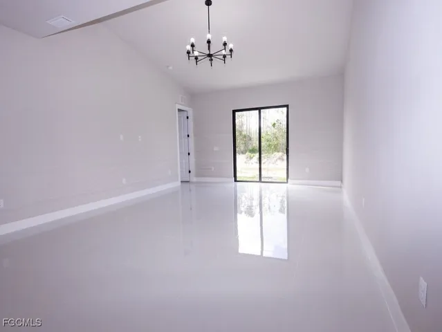 a view of an empty room