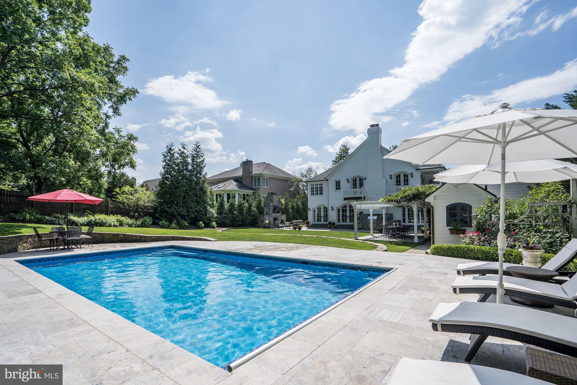 1319 Calder Road McLean, VA 22101 - Photo 45 of 55 a swimming pool with outdoor seating and yard