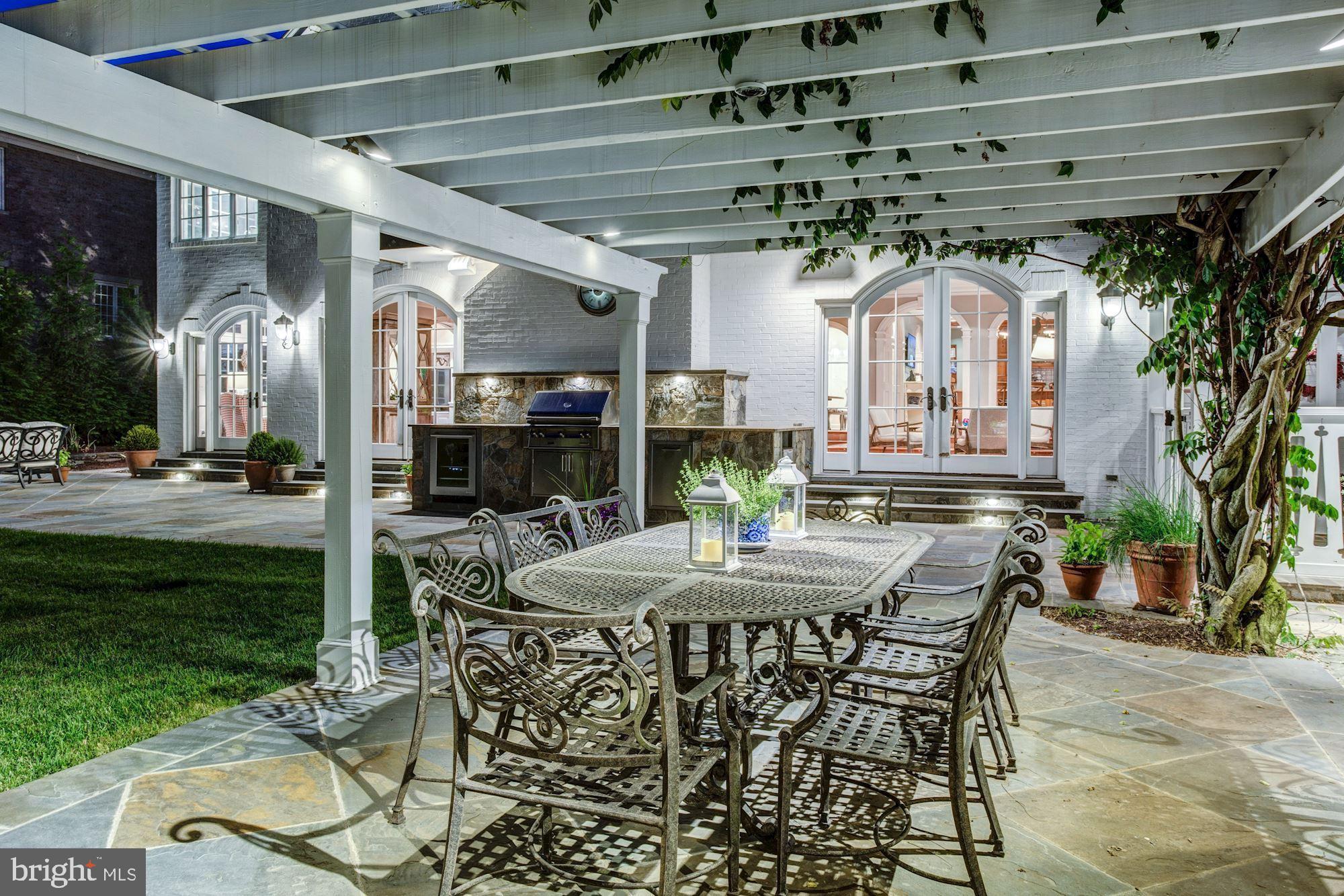 1319 Calder Road McLean, VA 22101 - Photo 51 of 55 Pergola Night View