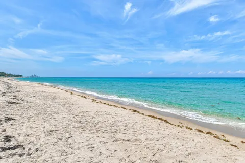 a view of beach and ocean