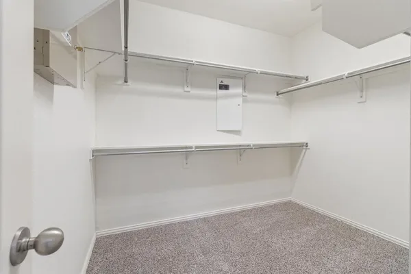 a view of walk in closet