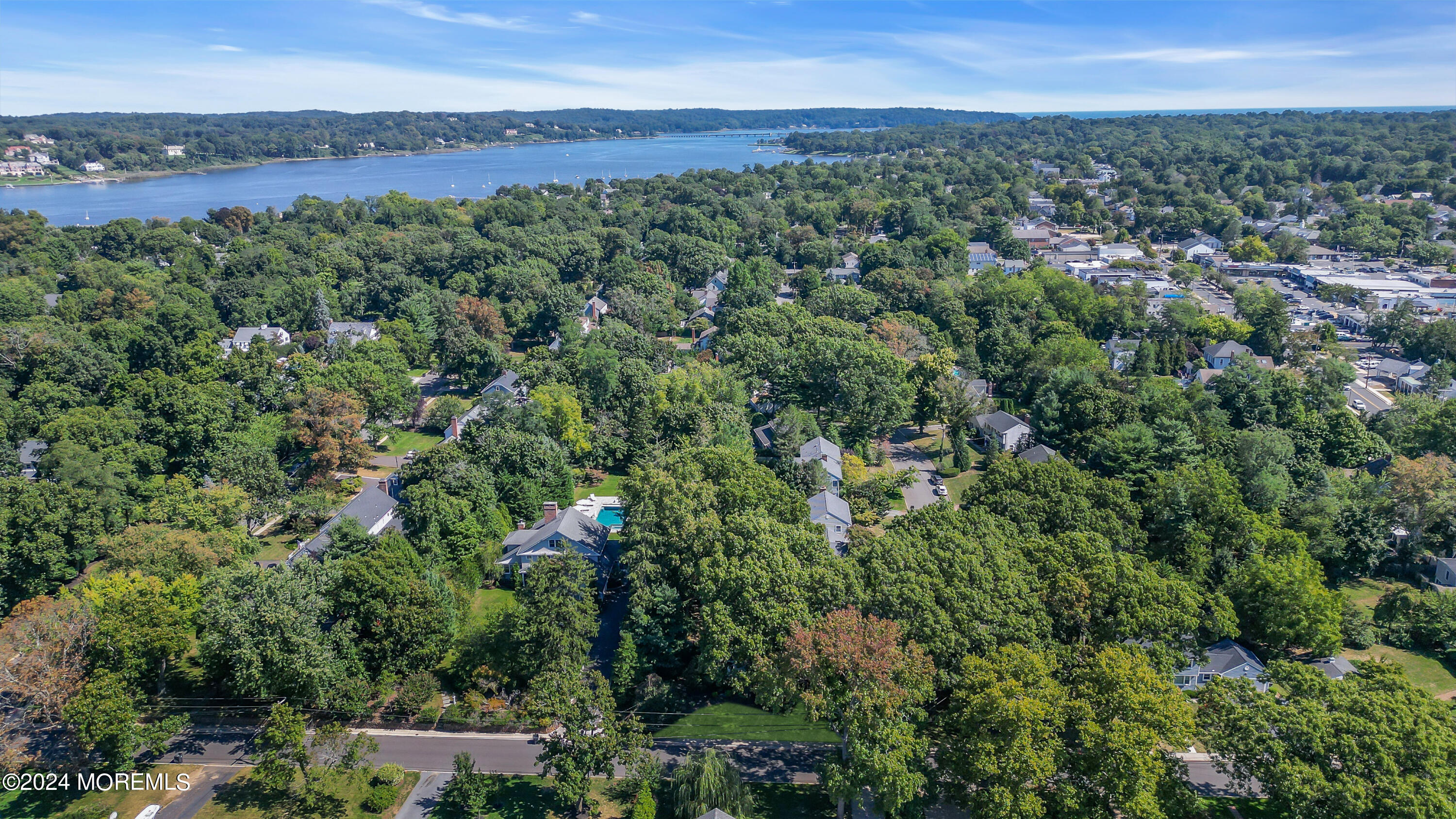 85 Hance Road Fair Haven, NJ 07704 - Photo 40 of 42 an aerial view of a house with a yard