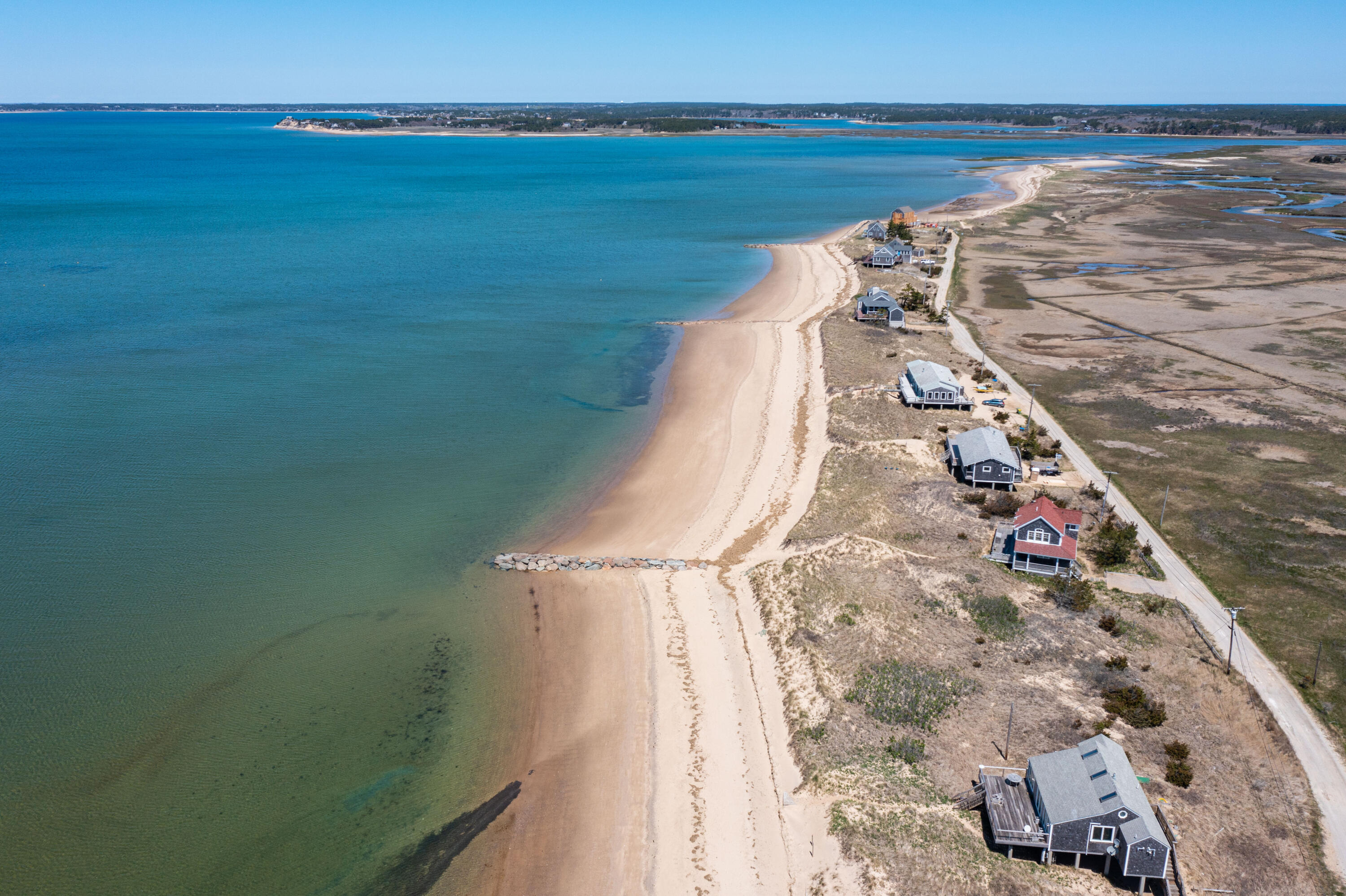 140 Salt Works Road Eastham, MA 02642 - Photo 44 of 49 a view of a lake from a balcony
