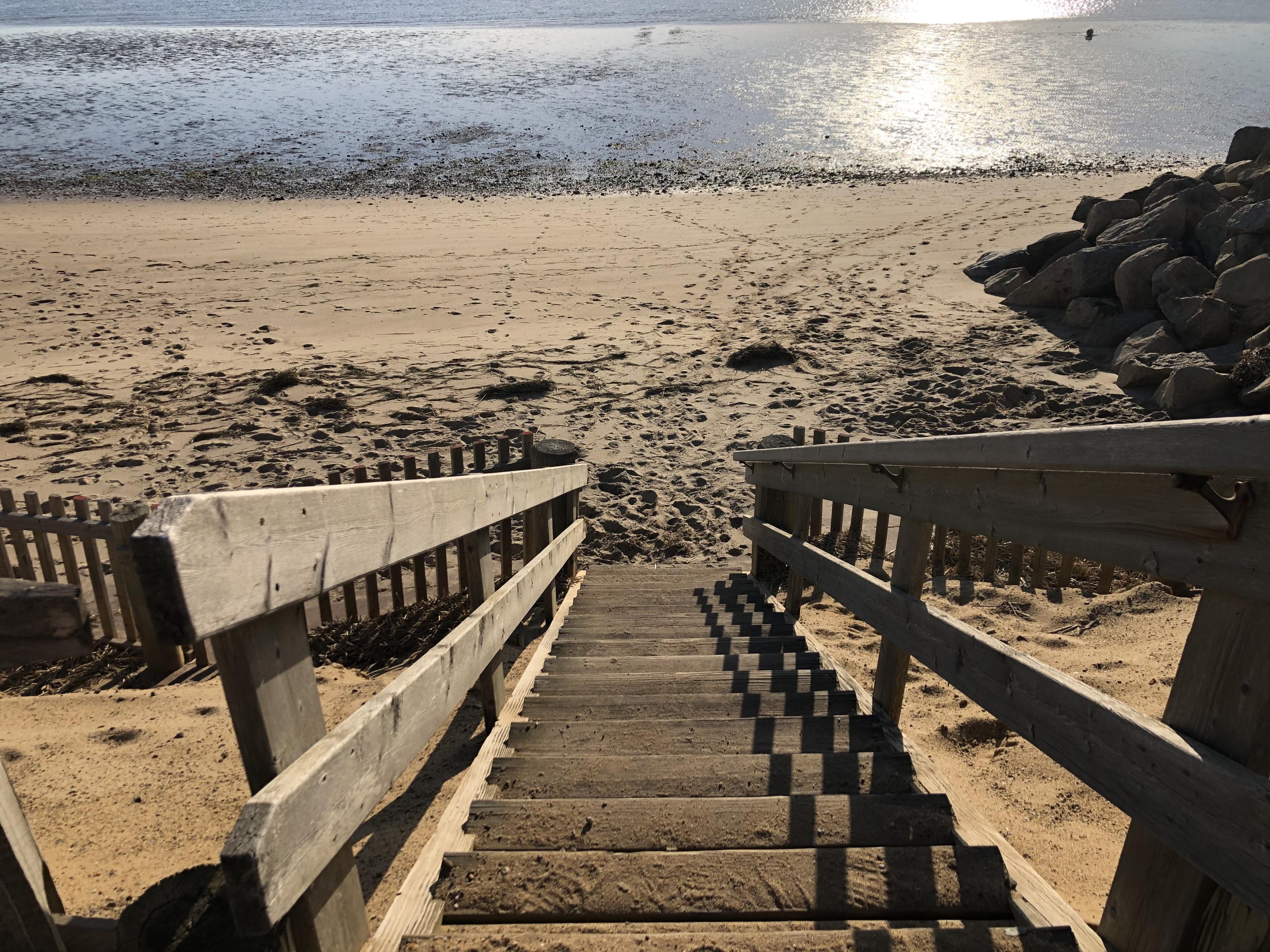 140 Salt Works Road Eastham, MA 02642 - Photo 45 of 49 a view of ocean from a balcony