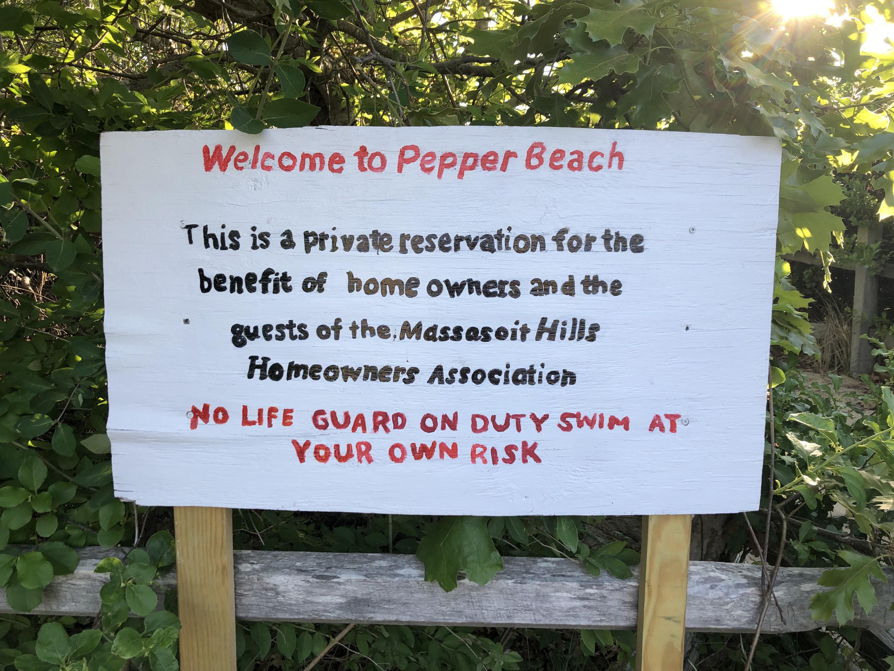 140 Salt Works Road Eastham, MA 02642 - Photo 9 of 49 a sign on the wall of the park