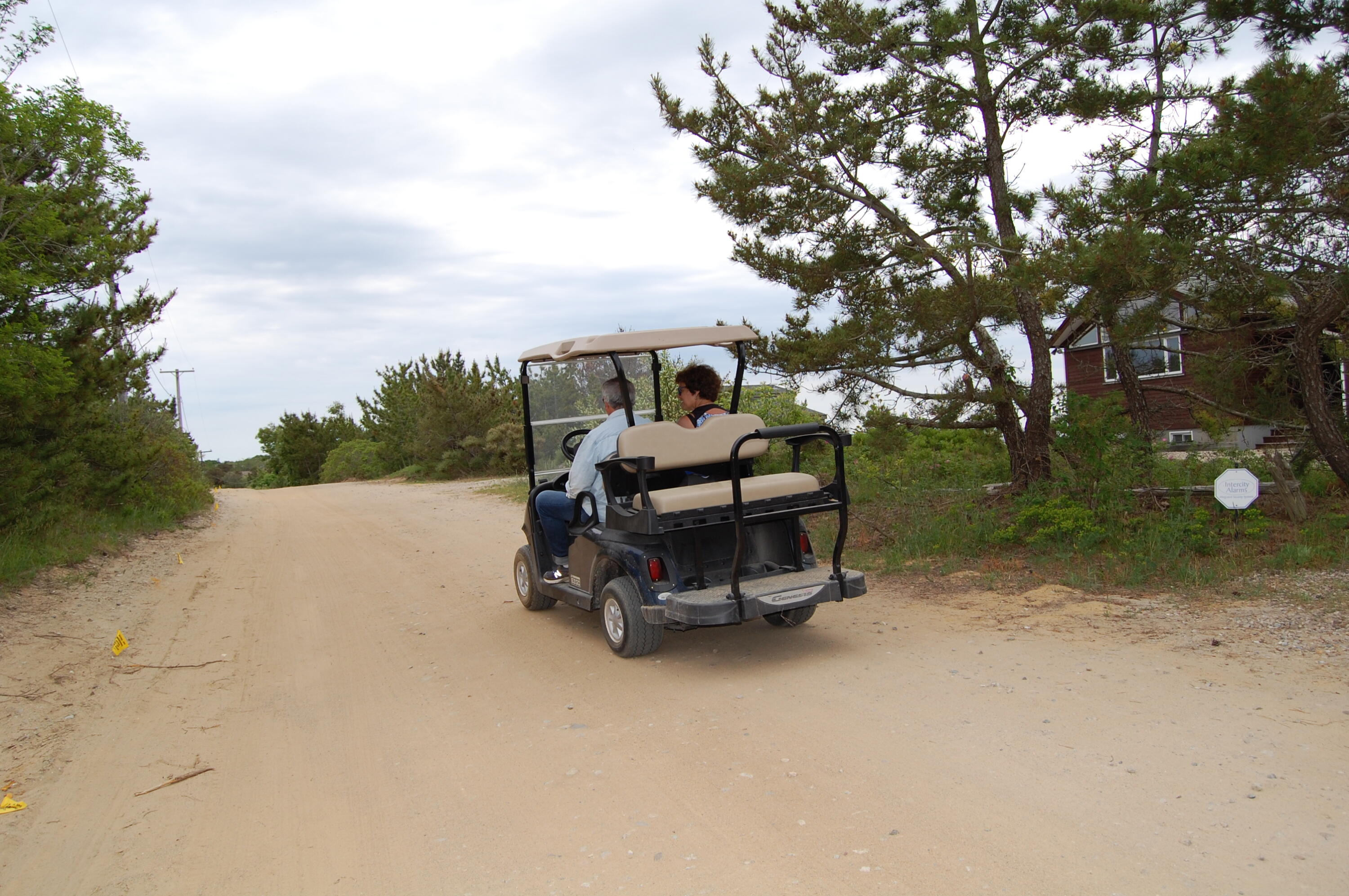 140 Salt Works Road Eastham, MA 02642 - Photo 10 of 49 a park view with a bench and trees