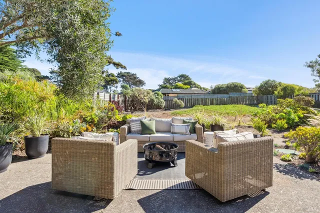 a view of a couches in a patio