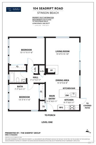 $3,125,000 | 104 Seadrift Road, Stinson Beach, CA 94970