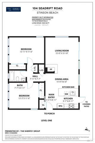 $3,125,000 | 104 Seadrift Road, Stinson Beach, CA 94970